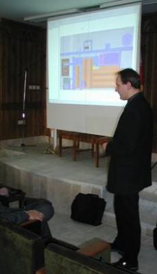 Kundenseminar im Zuge einer erfolgreichen Akquisition im Iran 2000